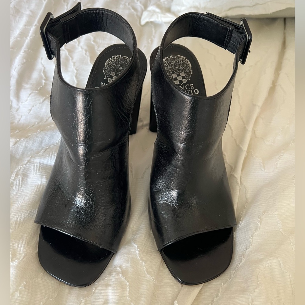 Vince Camuto Black Patent Leather Heels - Picture 4 of 14
